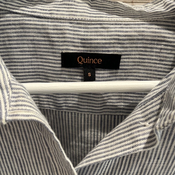 Quince Linen Shirt Dress Size S - Picture 3 of 4